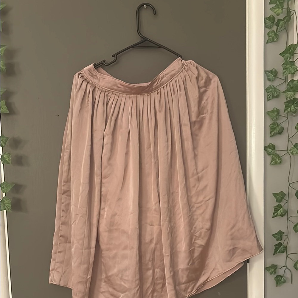 Abercrombie & Fitch Blush Midi Skirt